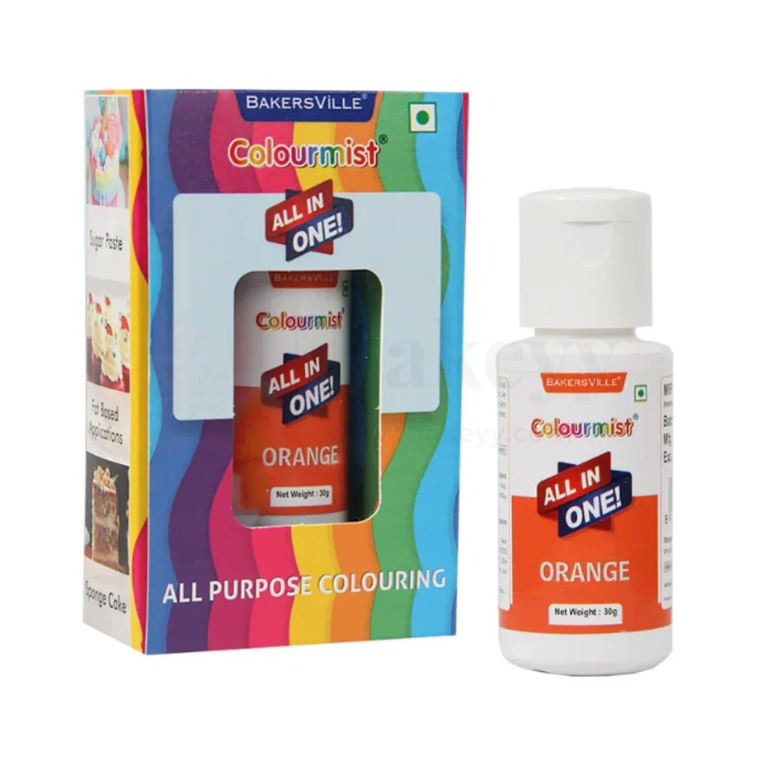 Colourmist Orange All-in-One Edible Food Colour – 30ml