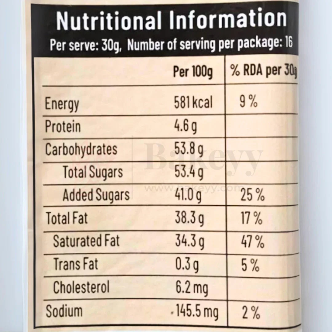 Van Leer White Compound Chocolate – 500g