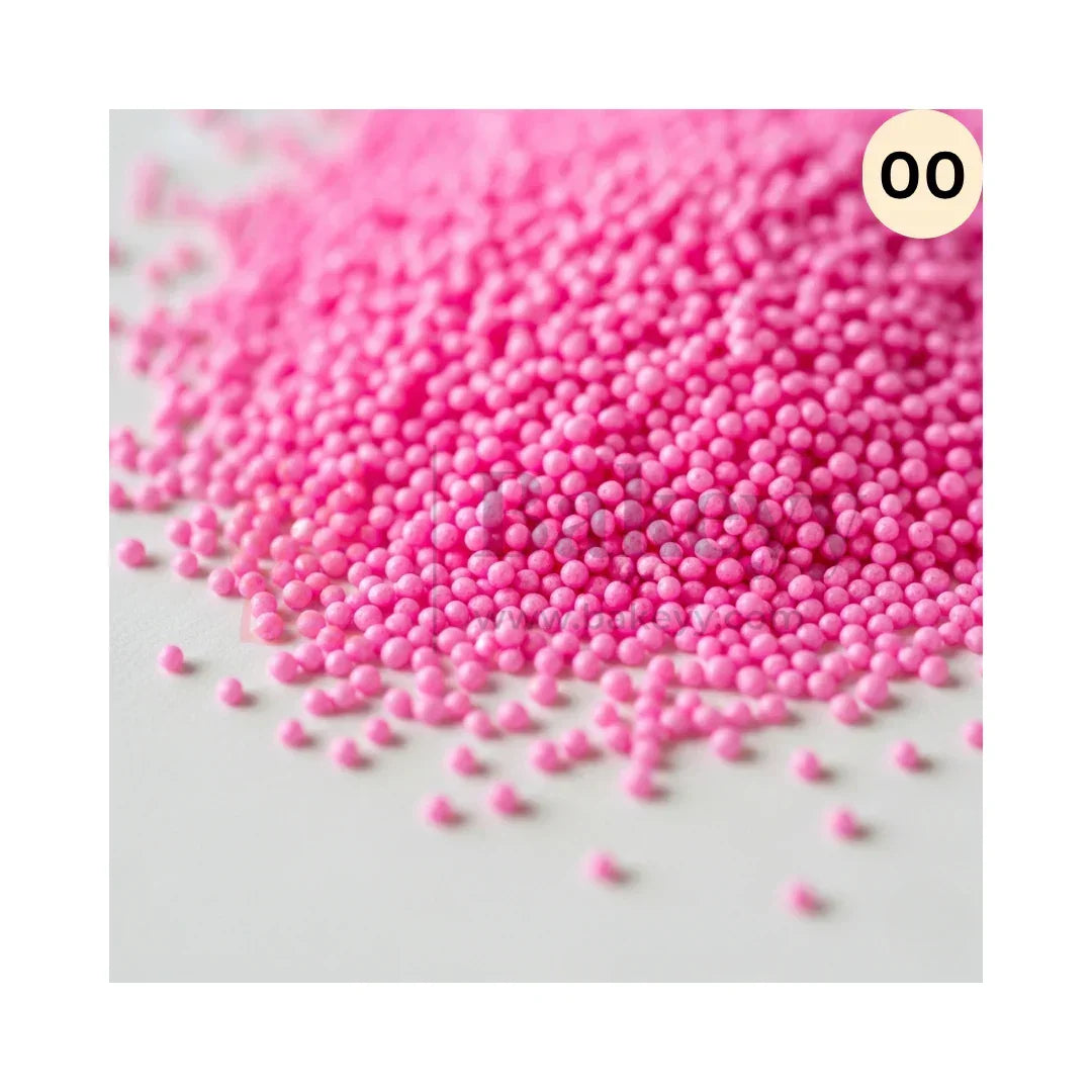 Round Ball Sprinkles - 200 Gram - Bakeyy.com - India - Round Ball Sprinkles - 200 Gram - 00 / Pink