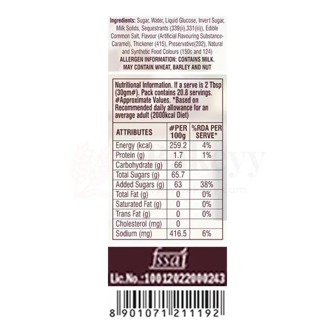 HERSHEY'S Caramel Flavored Syrup | Delicious Caramel Flavor | 623 Gm Bottle