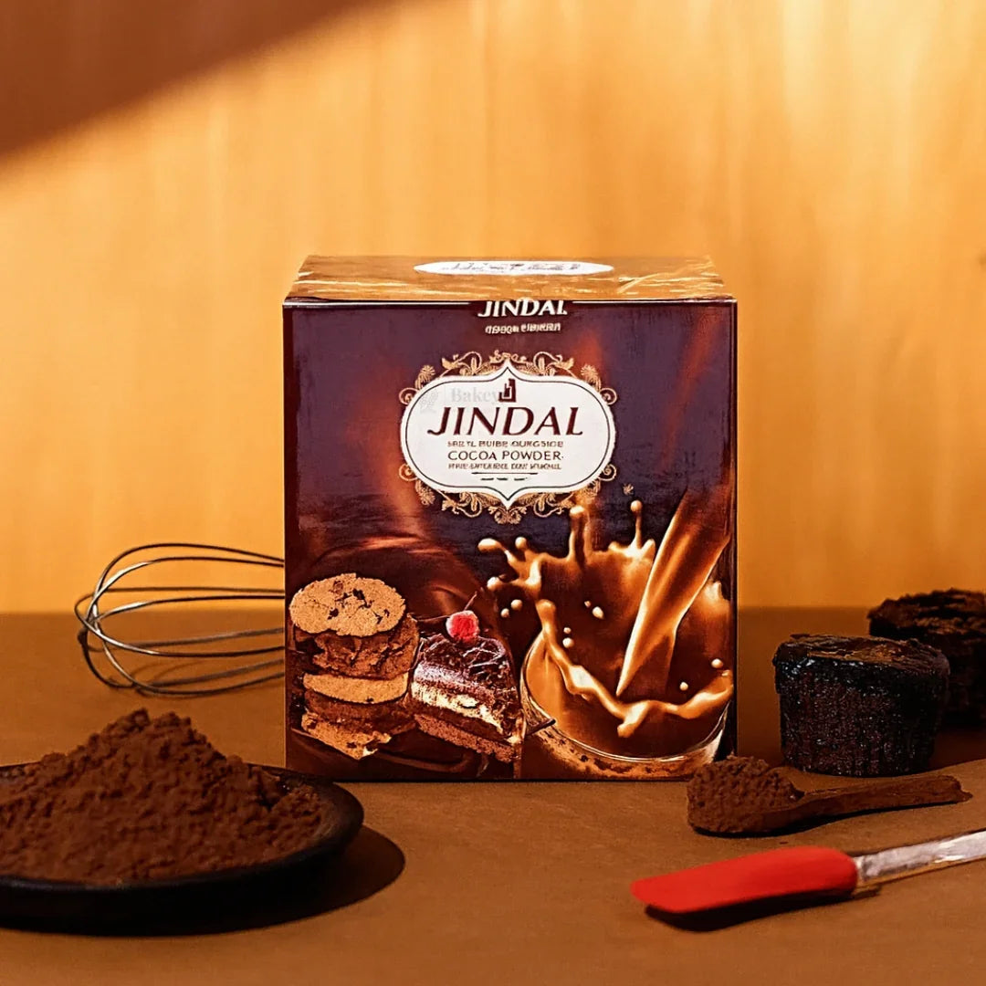 100 % Pure Dutched COCOA POWDER By JINDAL | Drinking and Baking Purpose | 950 Net Weight