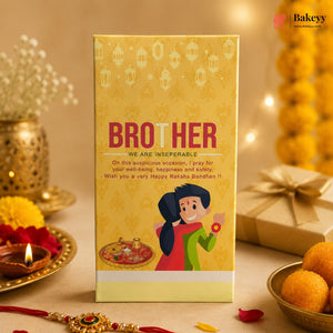 Raksha Bandhan Printed Bar Chocolate Box | Pack of 5