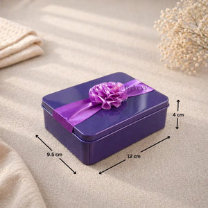 Rectangle_Metal_Tin_Gift_Box_with_Ribbon_Flower_Premium_Storage_Gifting_Box_Multiple_Colors_Pack_of_4_1 - Bakeyy.com