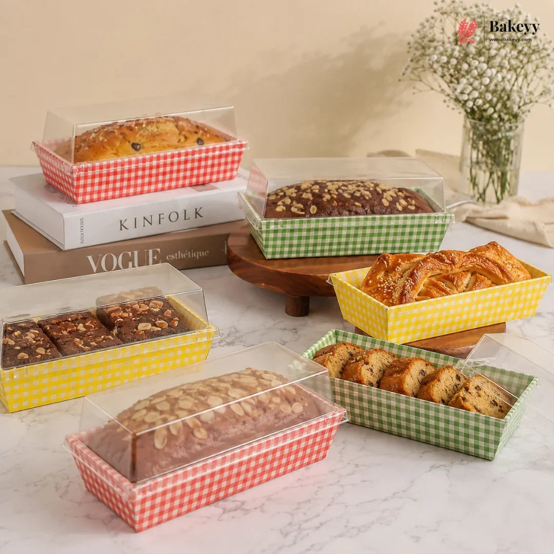 Rectangular_Gingham_Loaf_Box_With_Clear_Lid_9 - Bakeyy.com IN