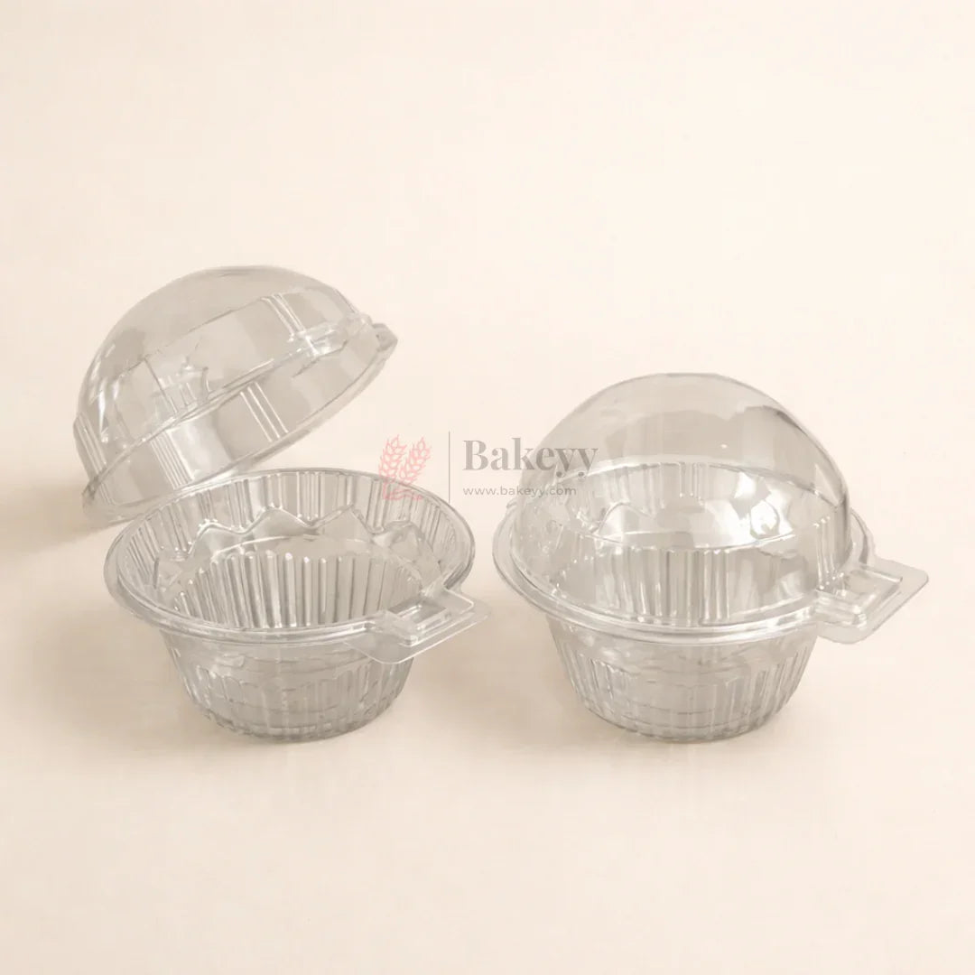 RoundClearPETContainerwithDomeLidDisposableFoodPackagingBoxPackof50_3 - Bakeyy.com