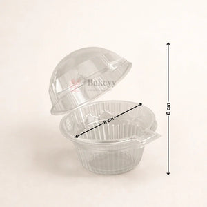 RoundClearPETContainerwithDomeLidDisposableFoodPackagingBoxPackof50_4 - Bakeyy.com
