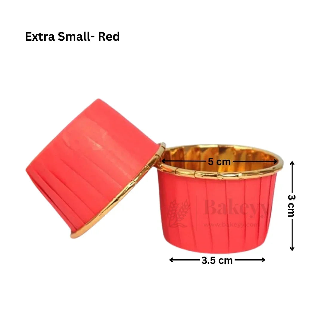 Round Bake n Serve with Gold Lining | Pack of 50