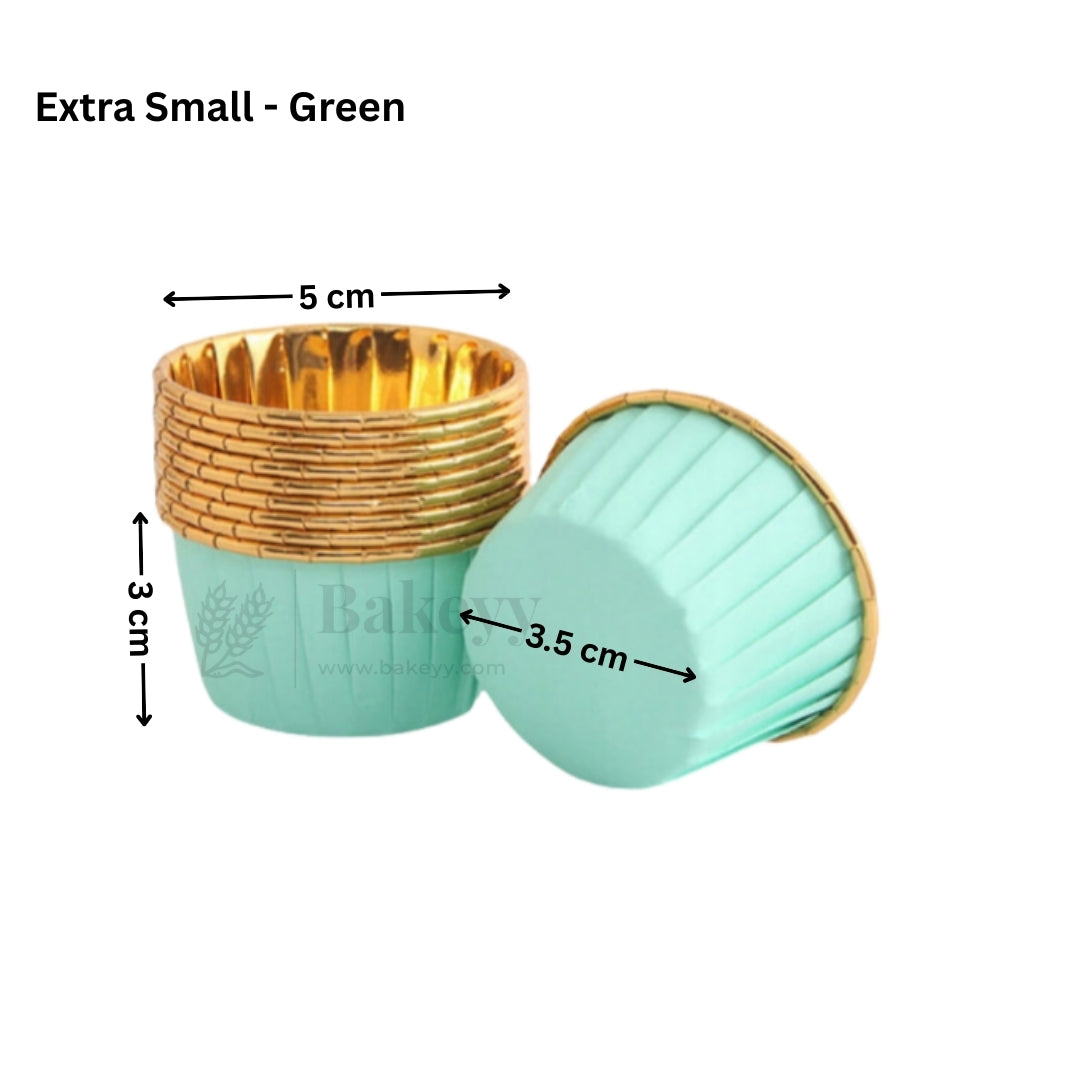 Round Bake n Serve with Gold Lining | Pack of 50