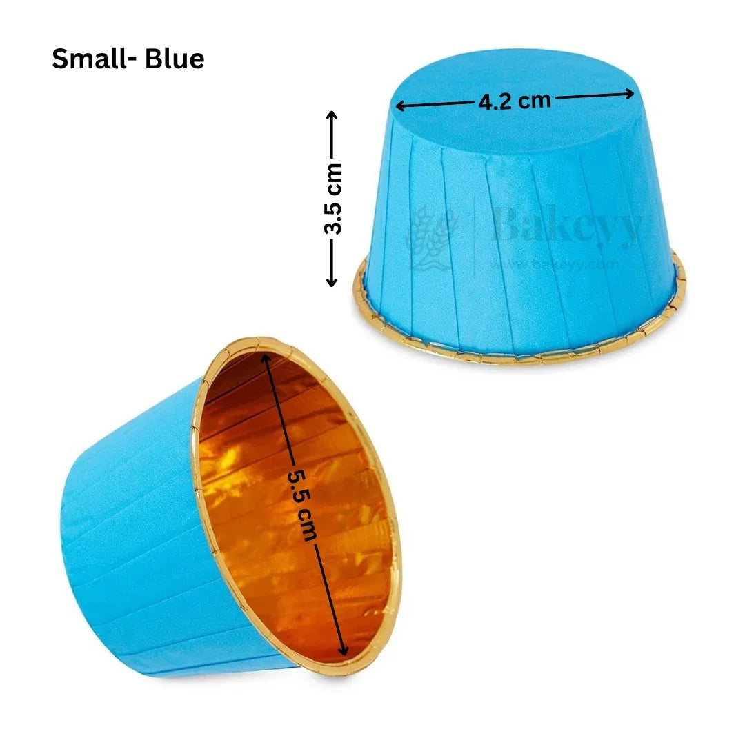 Round Bake n Serve with Gold Lining | Pack of 50