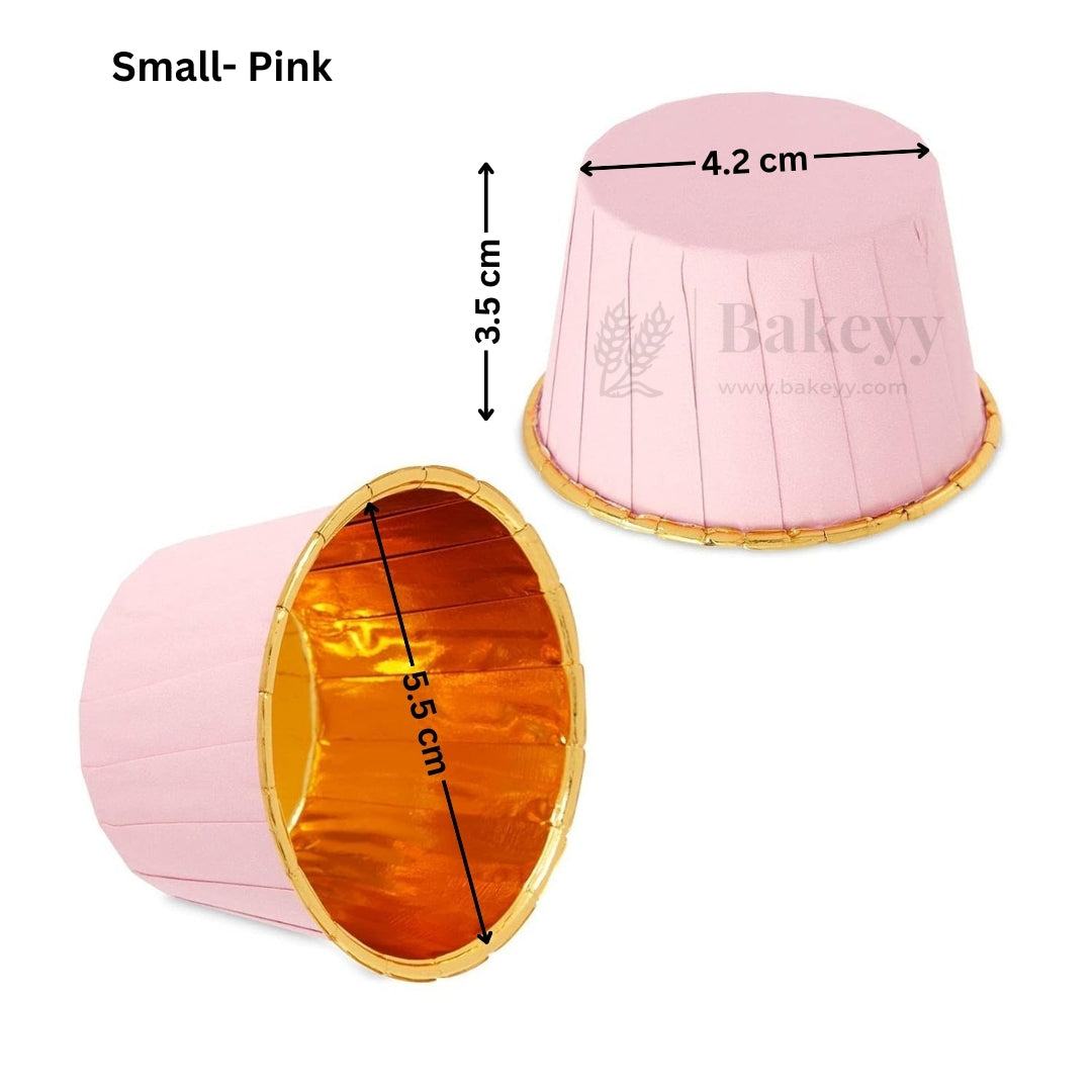 Round Bake n Serve with Gold Lining | Pack of 50