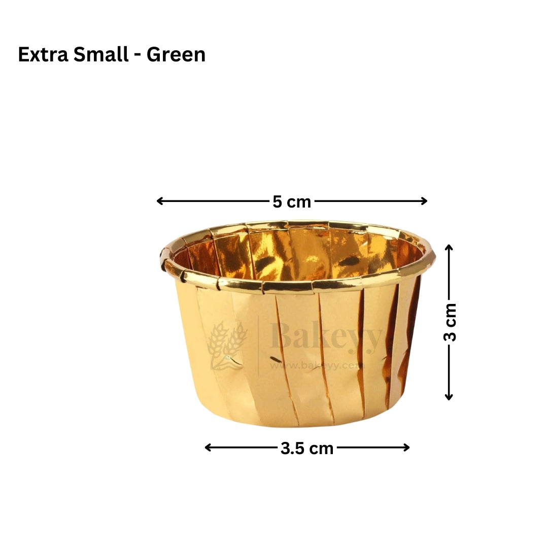 Round Bake n Serve with Gold Lining | Pack of 50