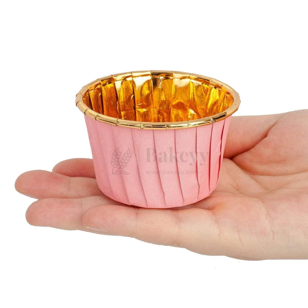 Round Bake n Serve with Gold Lining | Pack of 50