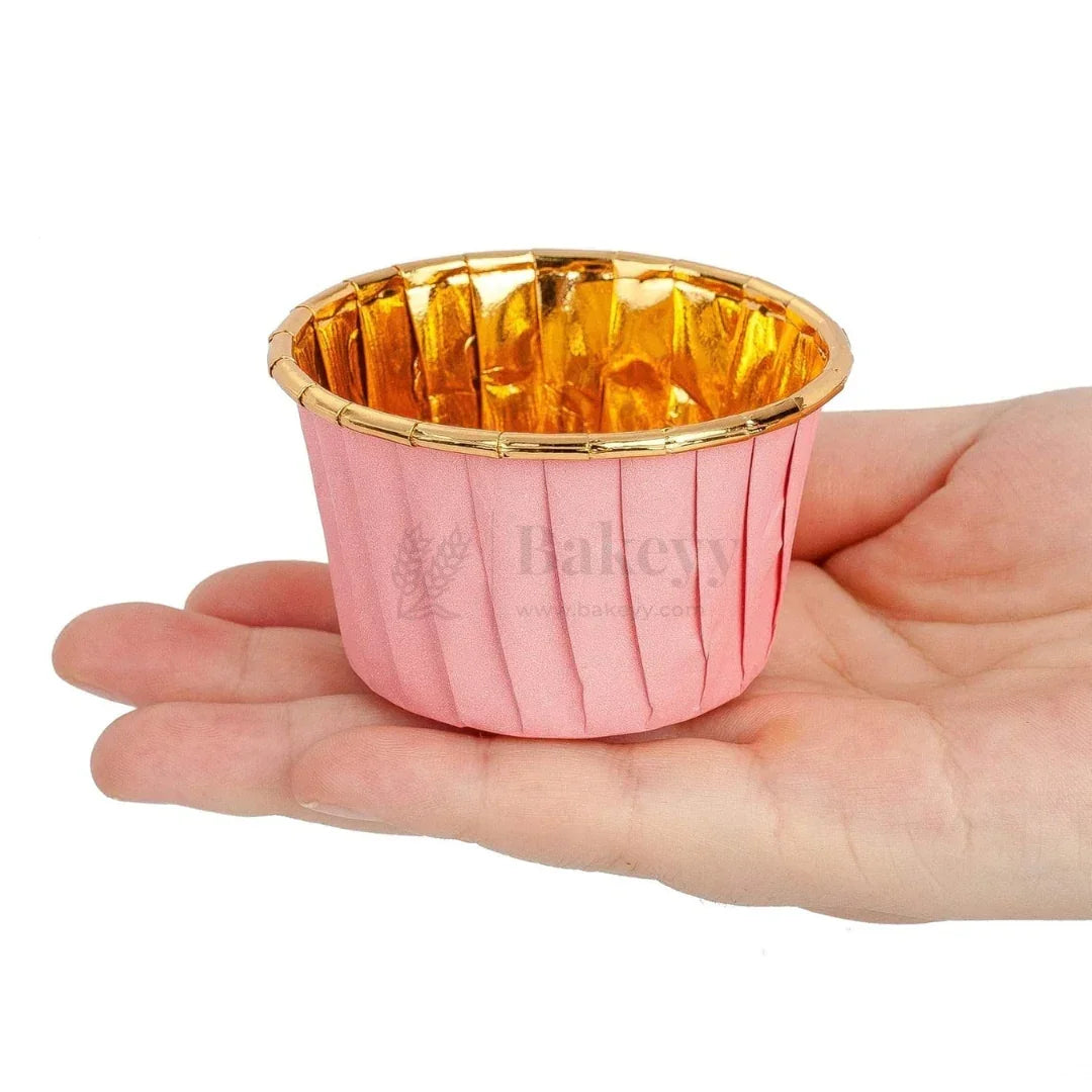 Round Bake n Serve with Gold Lining | Pack of 50