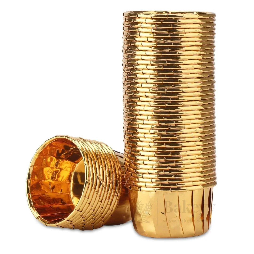 Round Bake n Serve with Gold Lining | Pack of 50