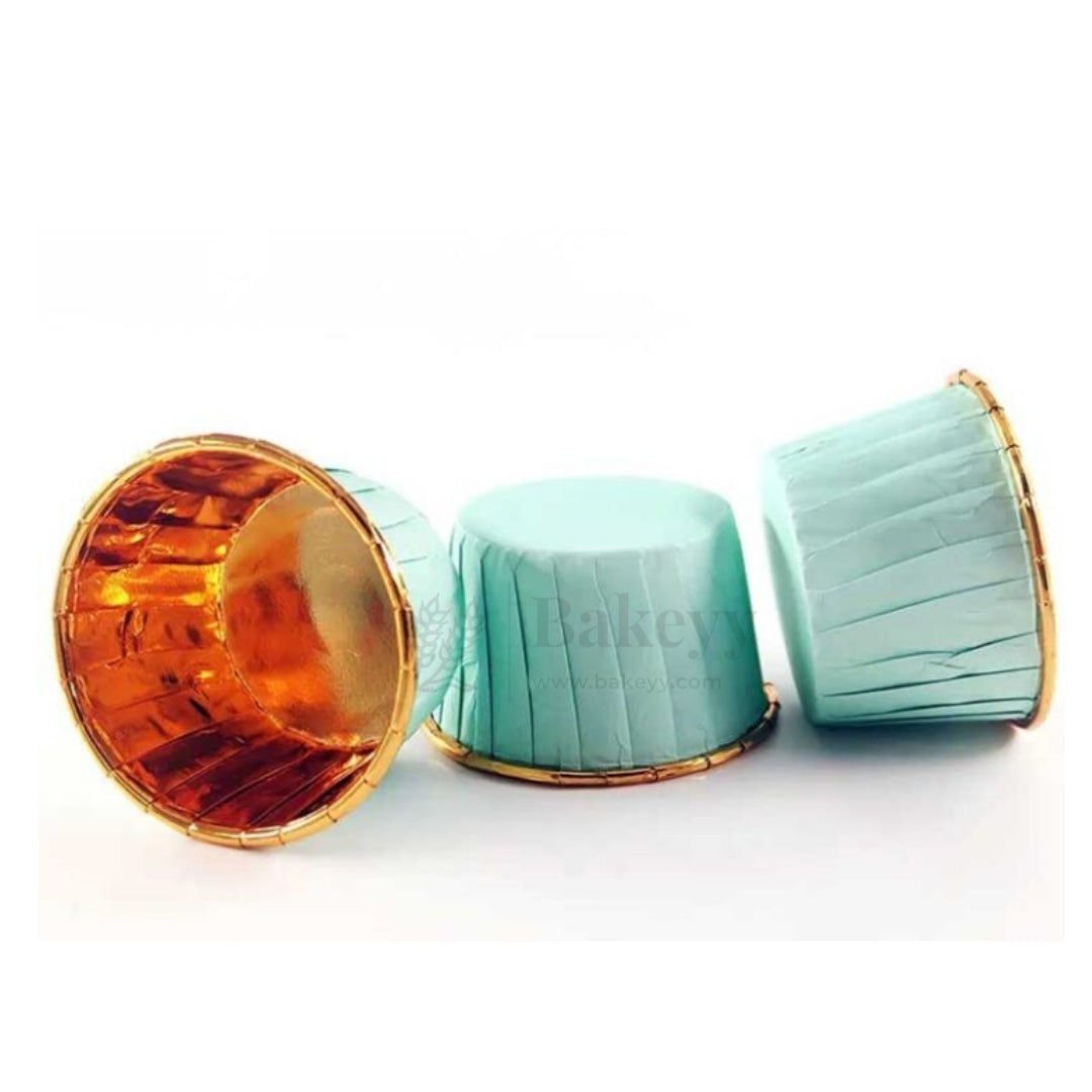 Round Bake n Serve with Gold Lining | Pack of 50