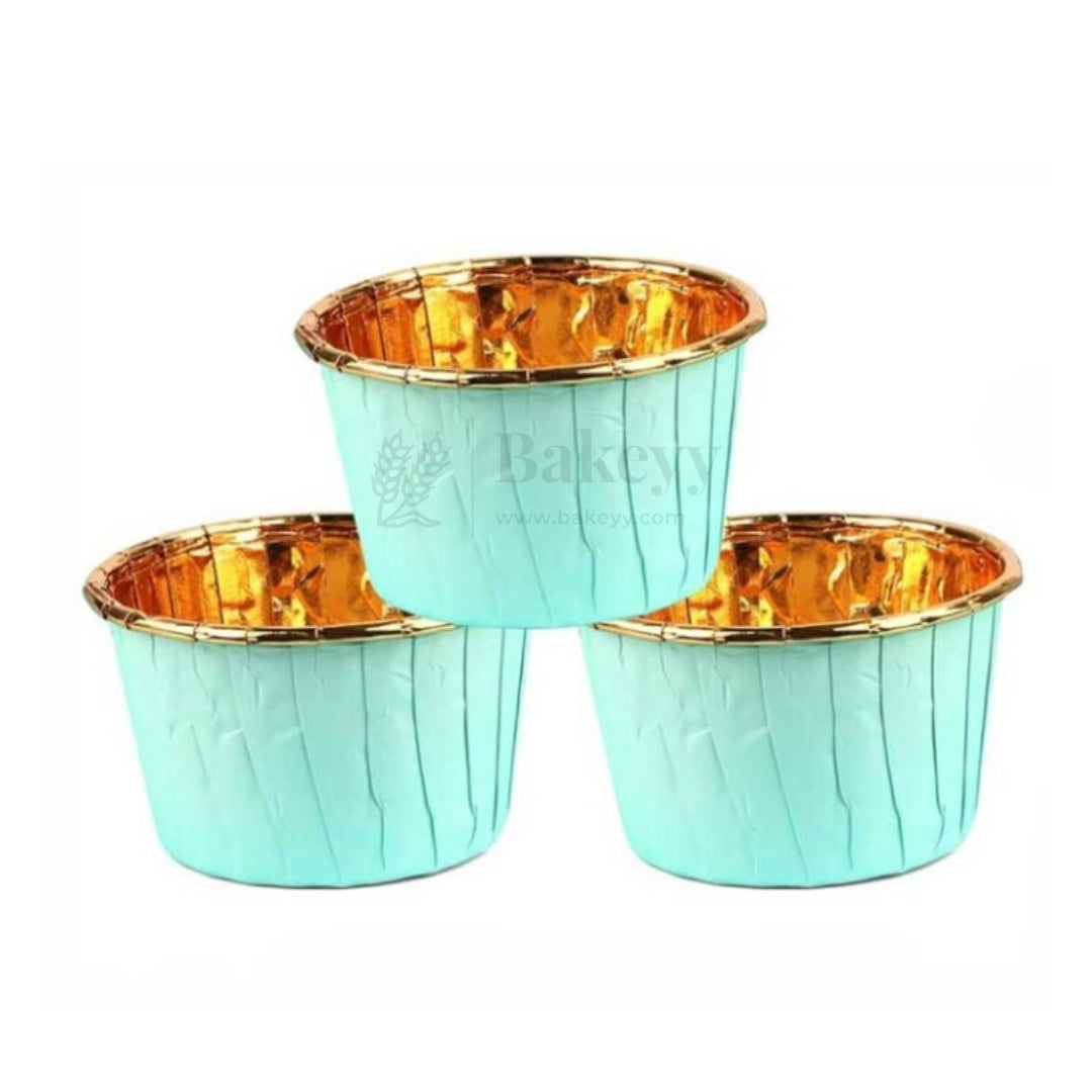 Round Bake n Serve with Gold Lining | Pack of 50
