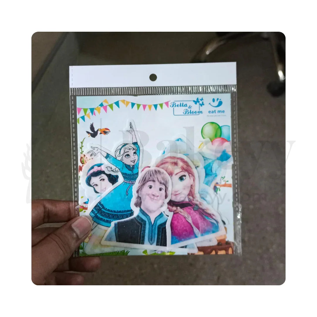 Pre-Cut | Disney Princess & Frozen Edible Wafer - Pack of 7