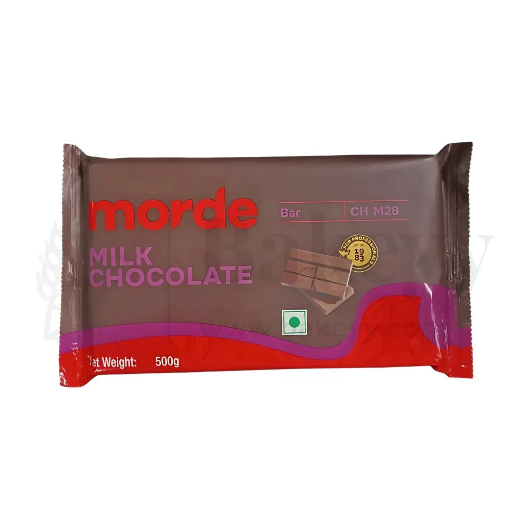 Morde Milk Chocolate Bar (CH M28) - 500g - Bakeyy.com - India - Morde Milk Chocolate Bar (CH M28) - 500g - Default Title