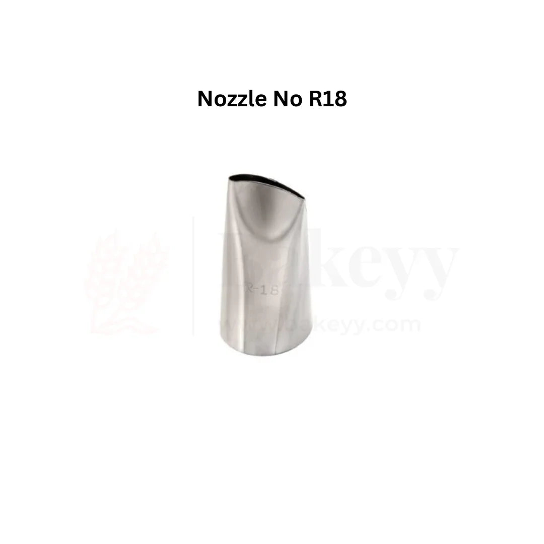 Big Nozzle No.R18 – Stainless Steel Piping Tip for Cake Decoration