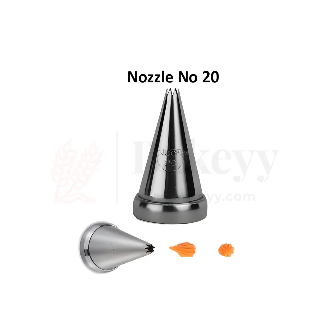 Small Nozzle No.20 – Stainless Steel Piping Tip for Cake Decoration
