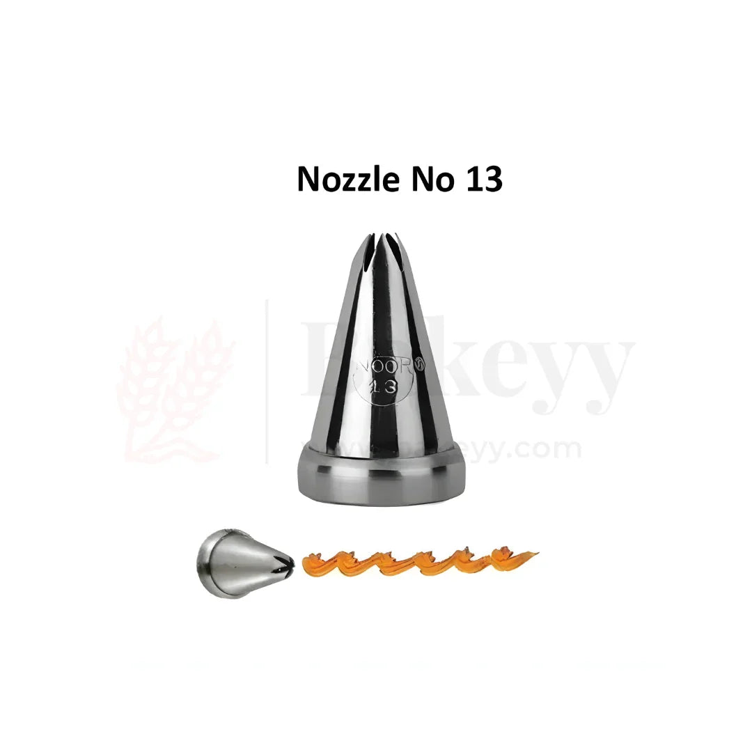 Small Nozzle No.13 – Stainless Steel Piping Tip for Cake Decoration