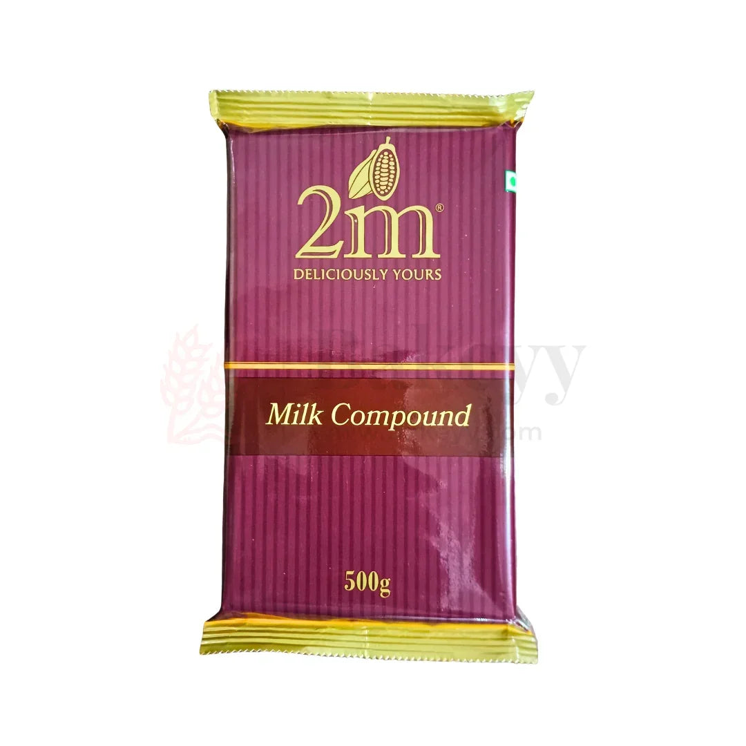 2M Milk Chocolate Compound | 500g - Bakeyy.com - India - 2M Milk Chocolate Compound | 500g - Default Title