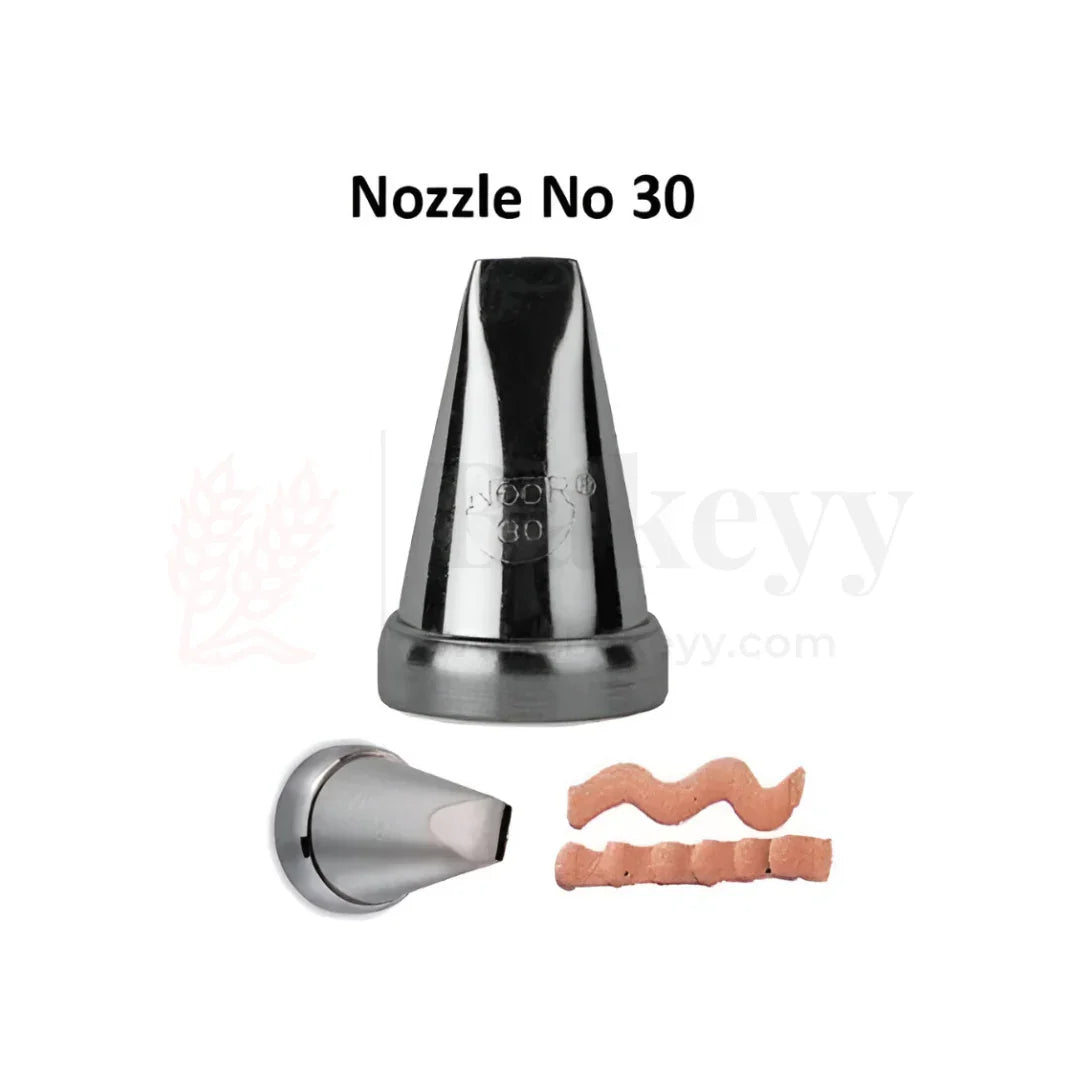 Small Nozzle No.30 – Stainless Steel Piping Tip for Cake Decoration
