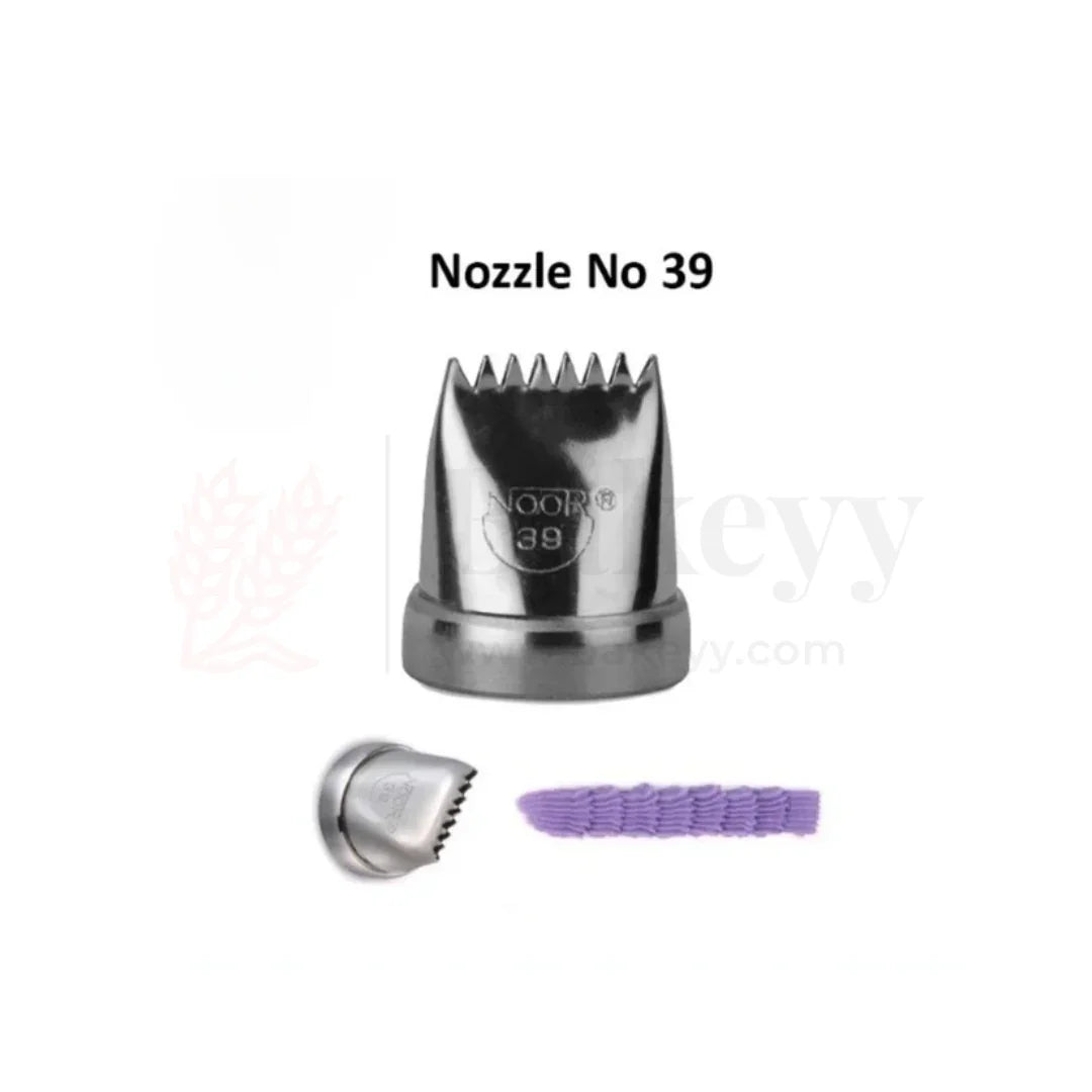 Small Nozzle No.39 – Stainless Steel Piping Tip for Cake Decoration