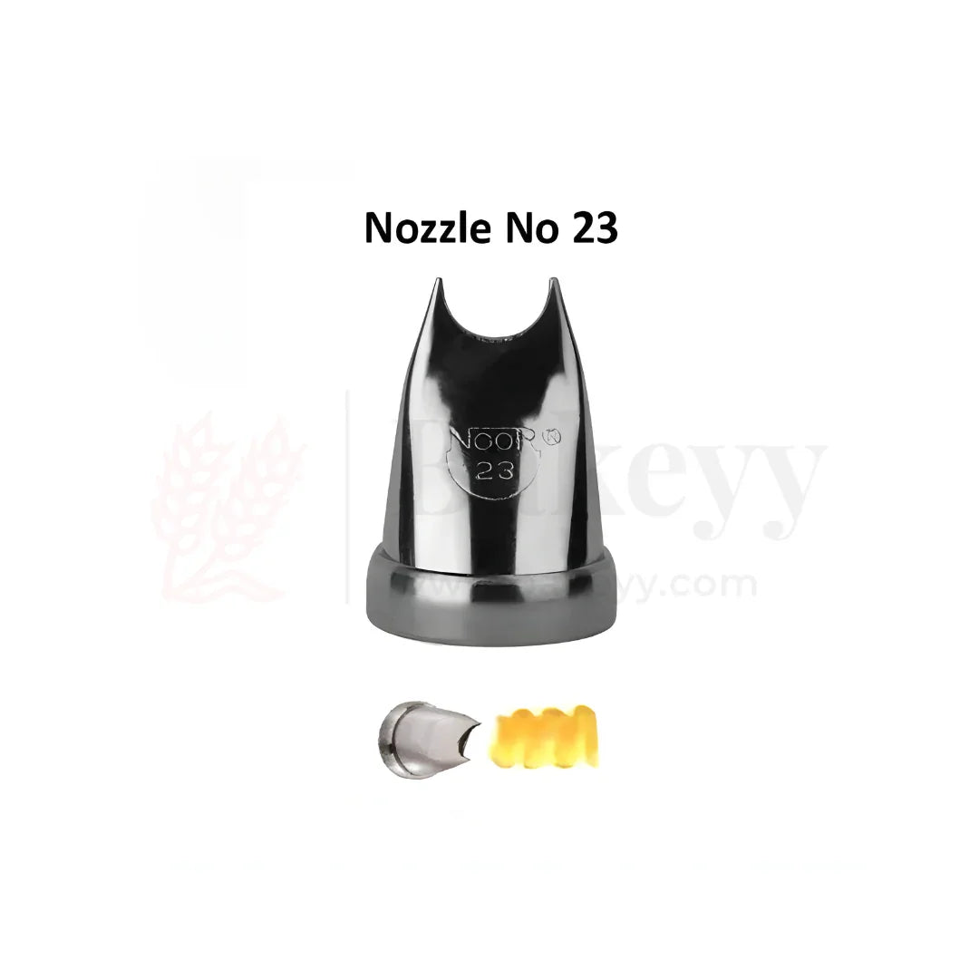 Small Nozzle No.23 – Stainless Steel Piping Tip for Cake Decoration