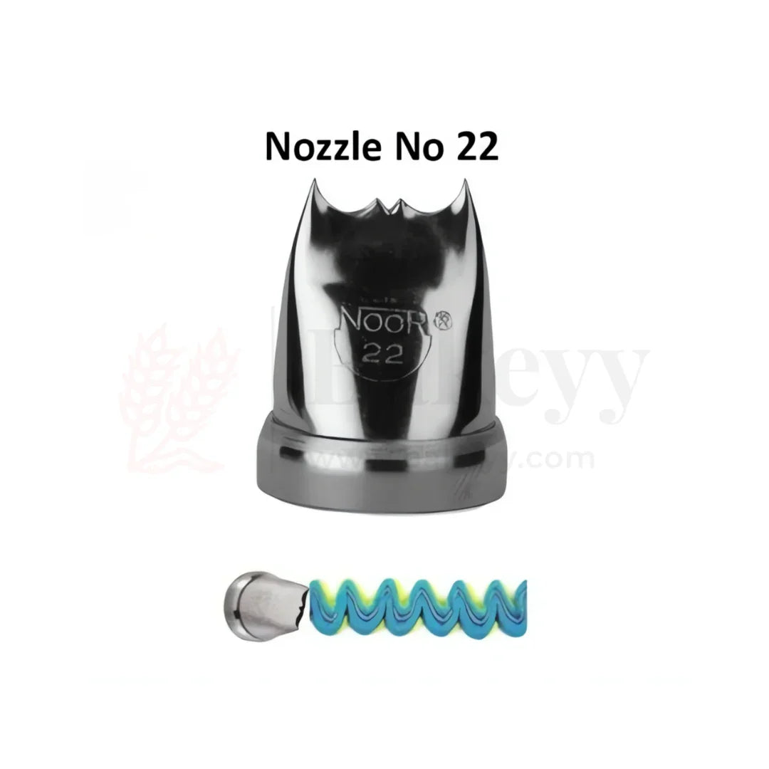 Small Nozzle No.22 – Stainless Steel Piping Tip for Cake Decoration