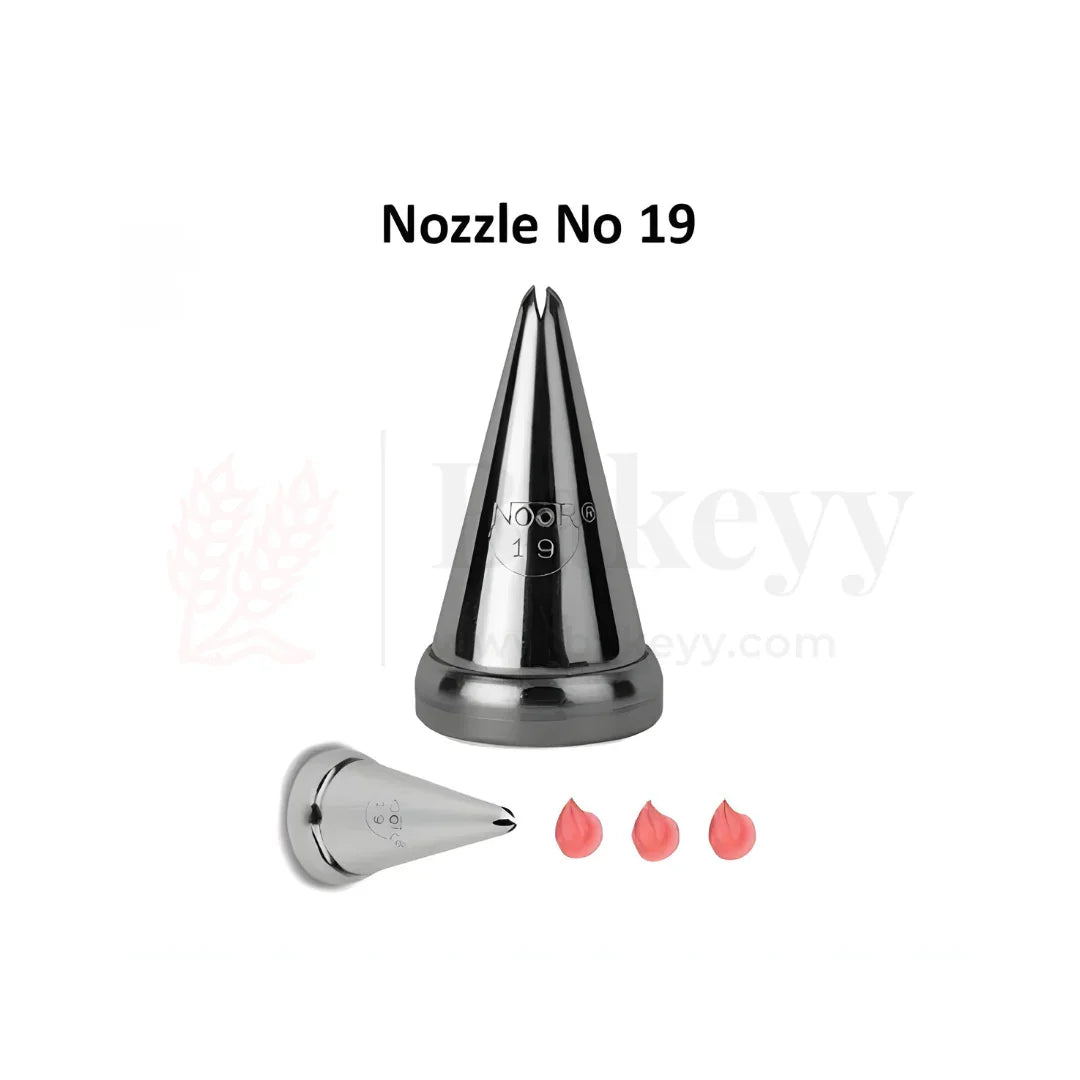 Small Nozzle No.19 – Stainless Steel Piping Tip for Cake Decoration
