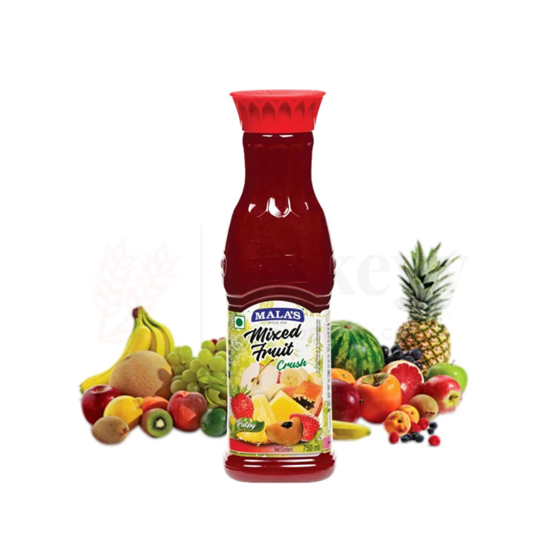 Mala's Mixed Fruit Crush – 750ml | Real Fruit Blend for Drinks & Desserts