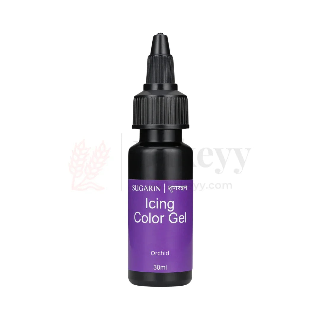 Sugarin Orchid Icing Colour Gel – 30ml | Vibrant Food Gel Colour for Cakes, Fondant & More