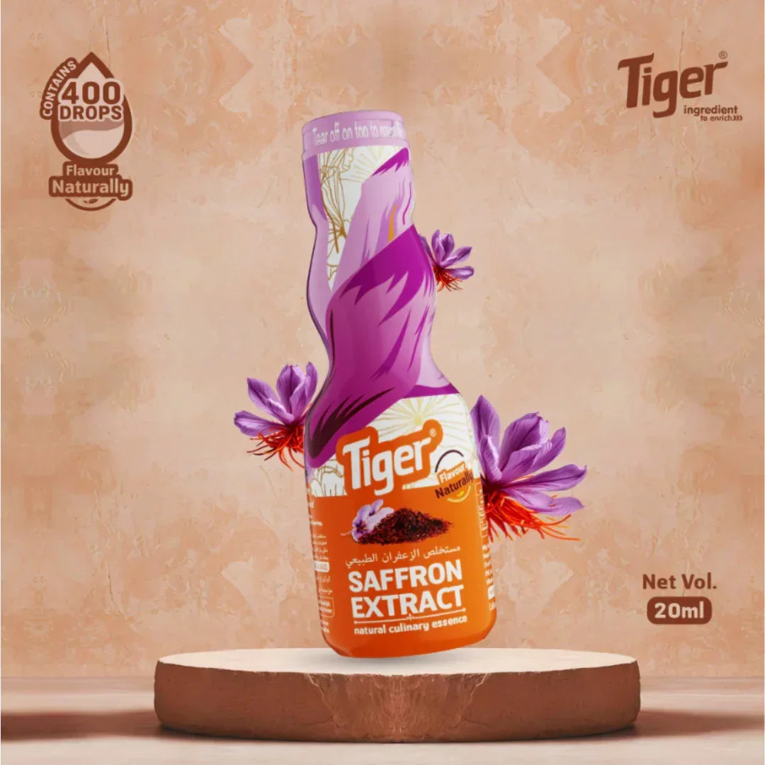 Tiger Saffron Extract – Natural Culinary Essence | 20ml - Bakeyy.com - India - Tiger Saffron Extract – Natural Culinary Essence | 20ml - Default Title