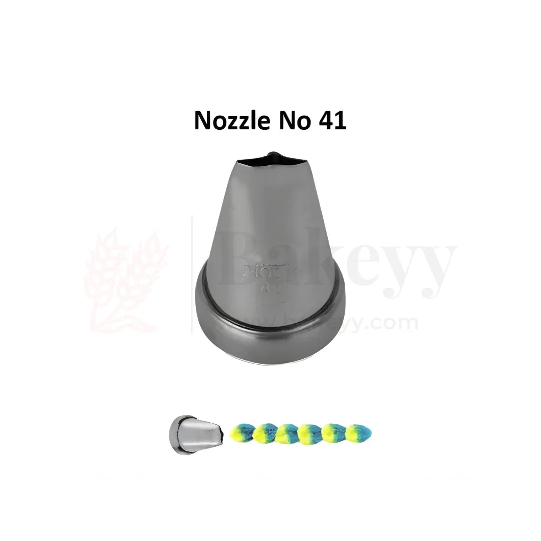 Small Nozzle No.41 – Stainless Steel Piping Tip for Cake Decoration