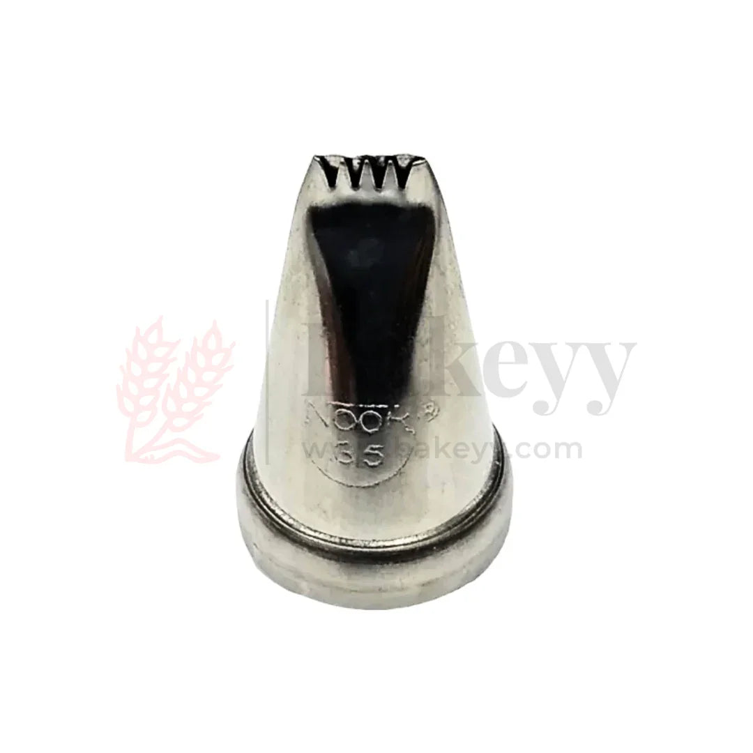 Small Nozzle No.35 – Stainless Steel Piping Tip for Cake Decoration