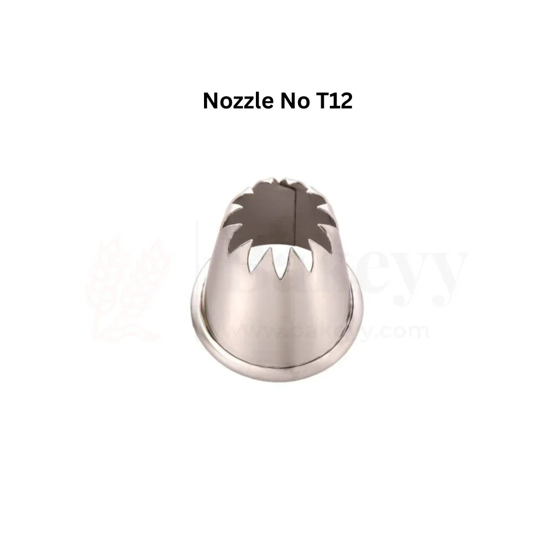 Big Nozzle No.T12 – Stainless Steel Piping Tip for Cake Decoration