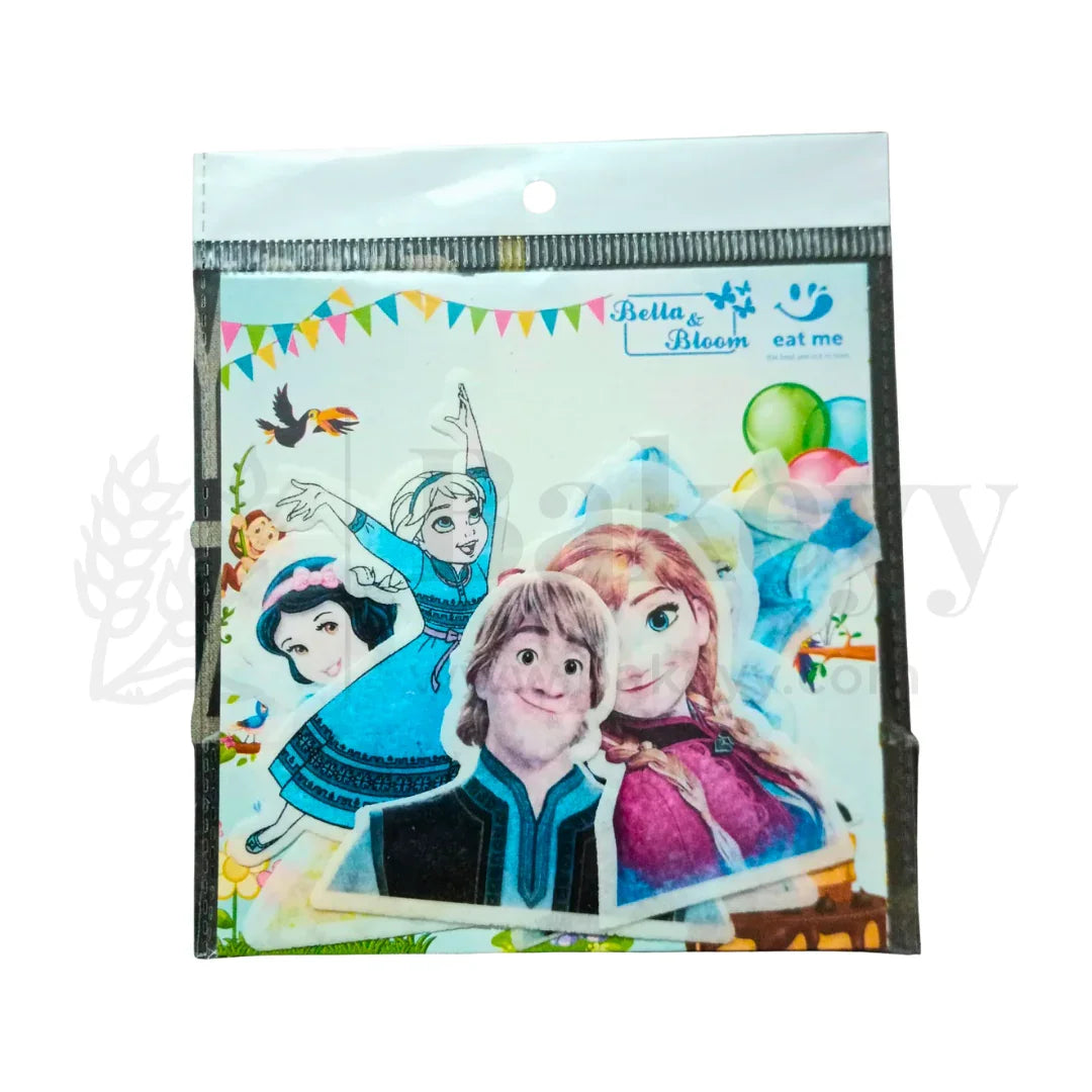 Pre-Cut | Disney Princess & Frozen Edible Wafer - Pack of 7