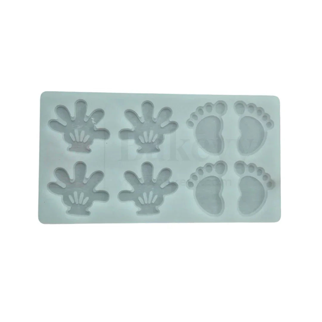 Baby Hand and Leg Garnishing Chocolate Mould - Bakeyy.com - India - Baby Hand and Leg Garnishing Chocolate Mould - Default Title