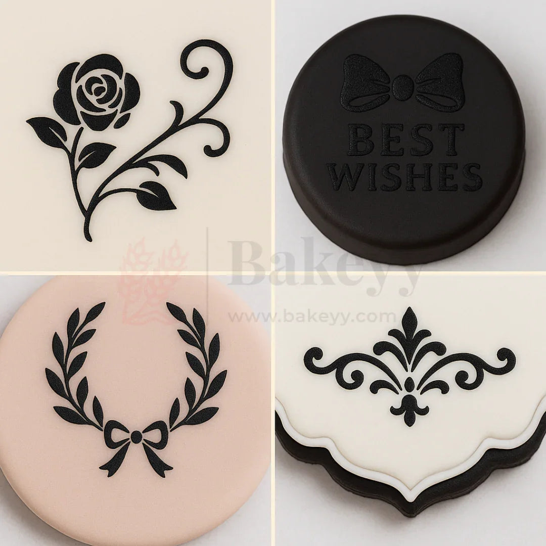 Sugarin Black Edible Stencil Gel - 50g | Vegan Classic Cake Texture Gel