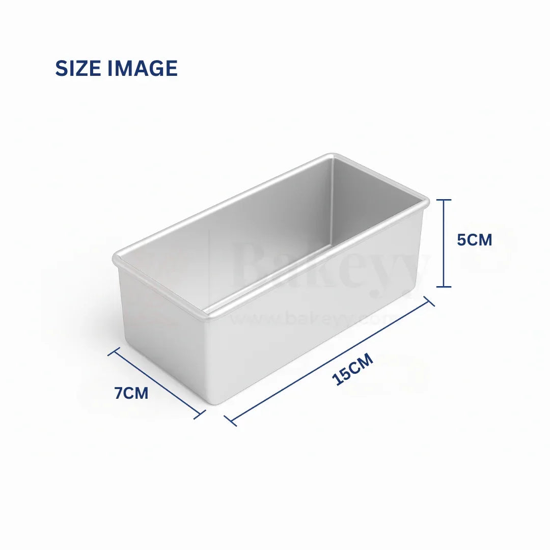 Aluminium Rectangular Bar Tin - Cake Baking Mould | 1 Piece