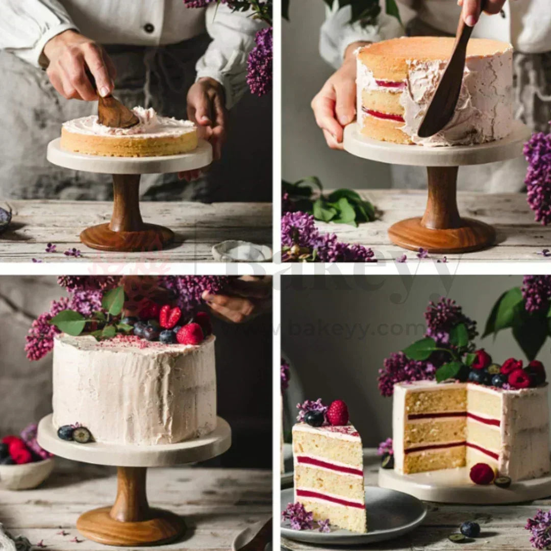 4x2.5" Round Aluminium Cake Mould