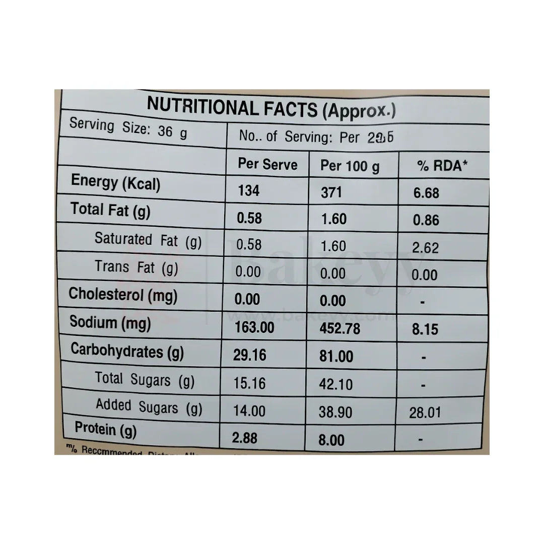 Tropolite All Time Cake Mix – Vanilla 1Kg Pack - Bakeyy.com - India - Tropolite All Time Cake Mix – Vanilla 1Kg Pack - Default Title