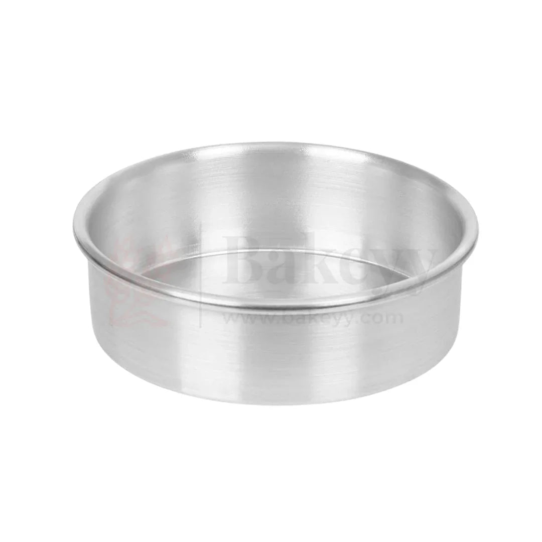 7x2.5" Round Aluminium Cake Mould