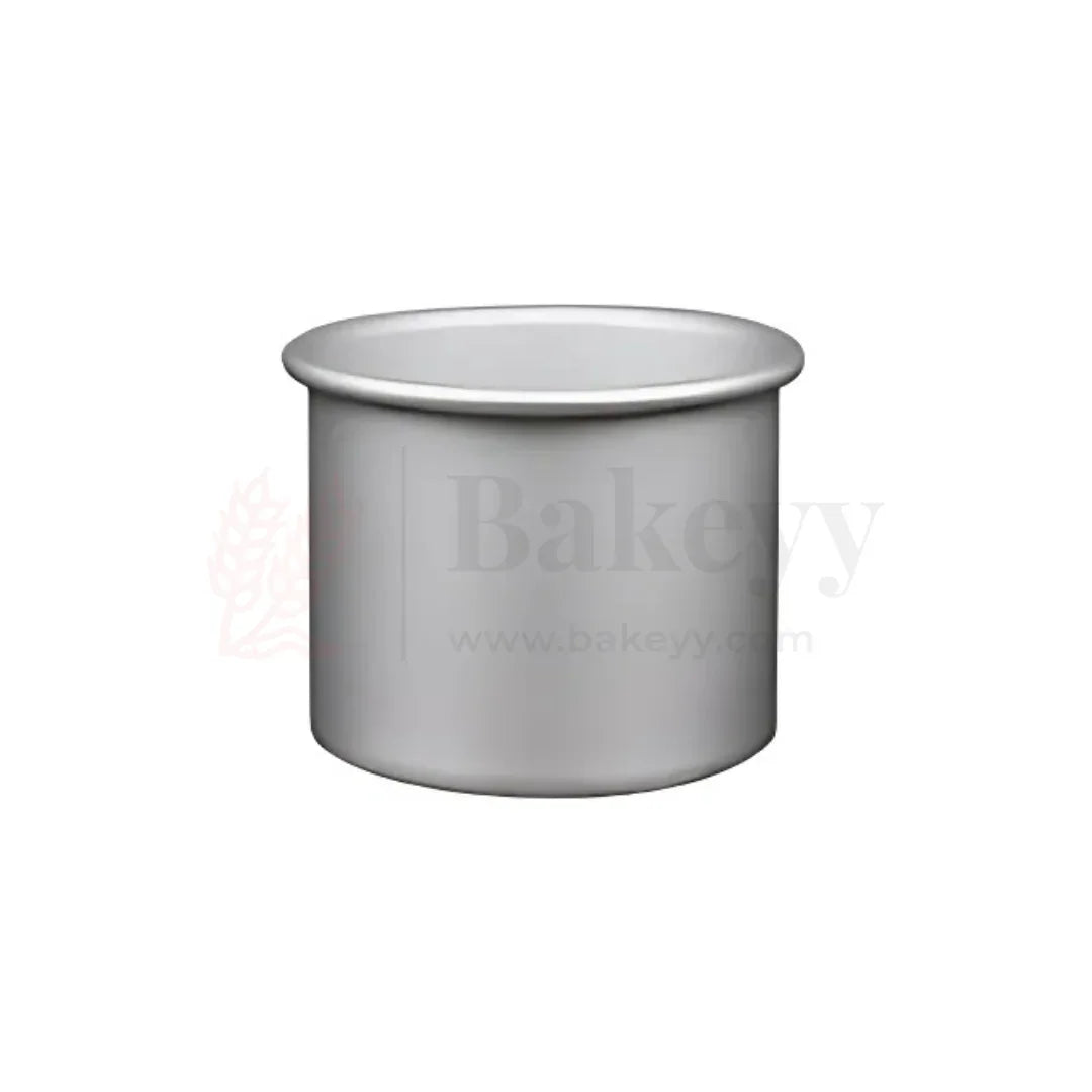 4x4" Round Aluminium Cake Mould