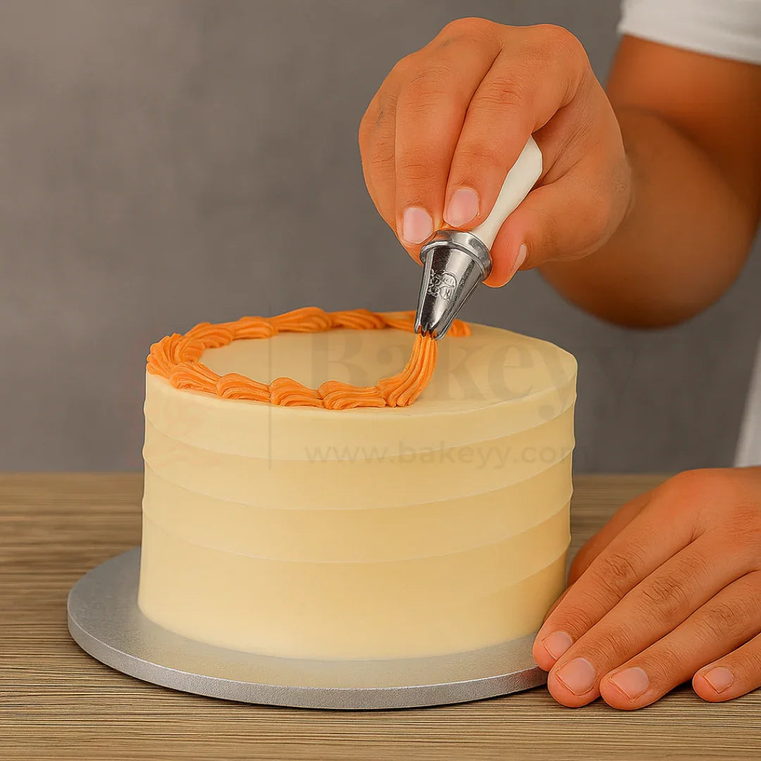 Small Nozzle No.43 – Stainless Steel Piping Tip for Cake Decoration