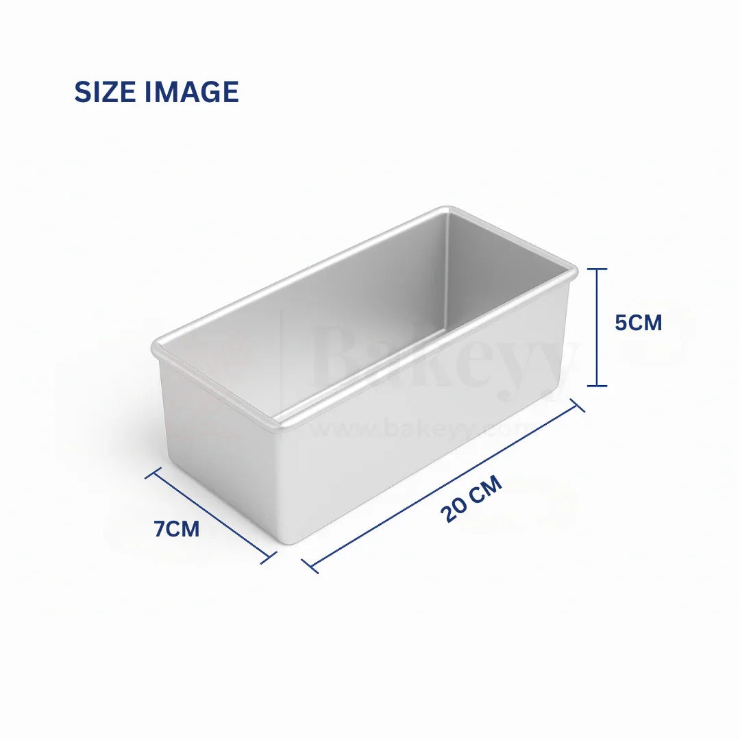 Aluminium Rectangular Bar Tin - Cake Baking Mould | 1 Piece