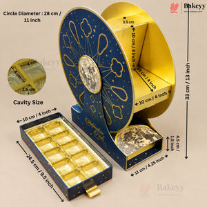 Ferris Wheel Chocolate Gift Box with 10 Golden Cavity | Pack of 1