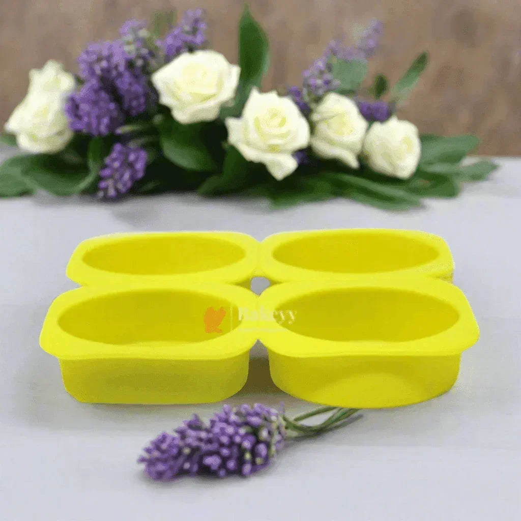 Silicone round Baking Mould – 4 Cavity | Heat Resistant| Non-Stick| - Bakeyy.com - India - Silicone round Baking Mould – 4 Cavity | Heat Resistant| Non-Stick| - Default Title