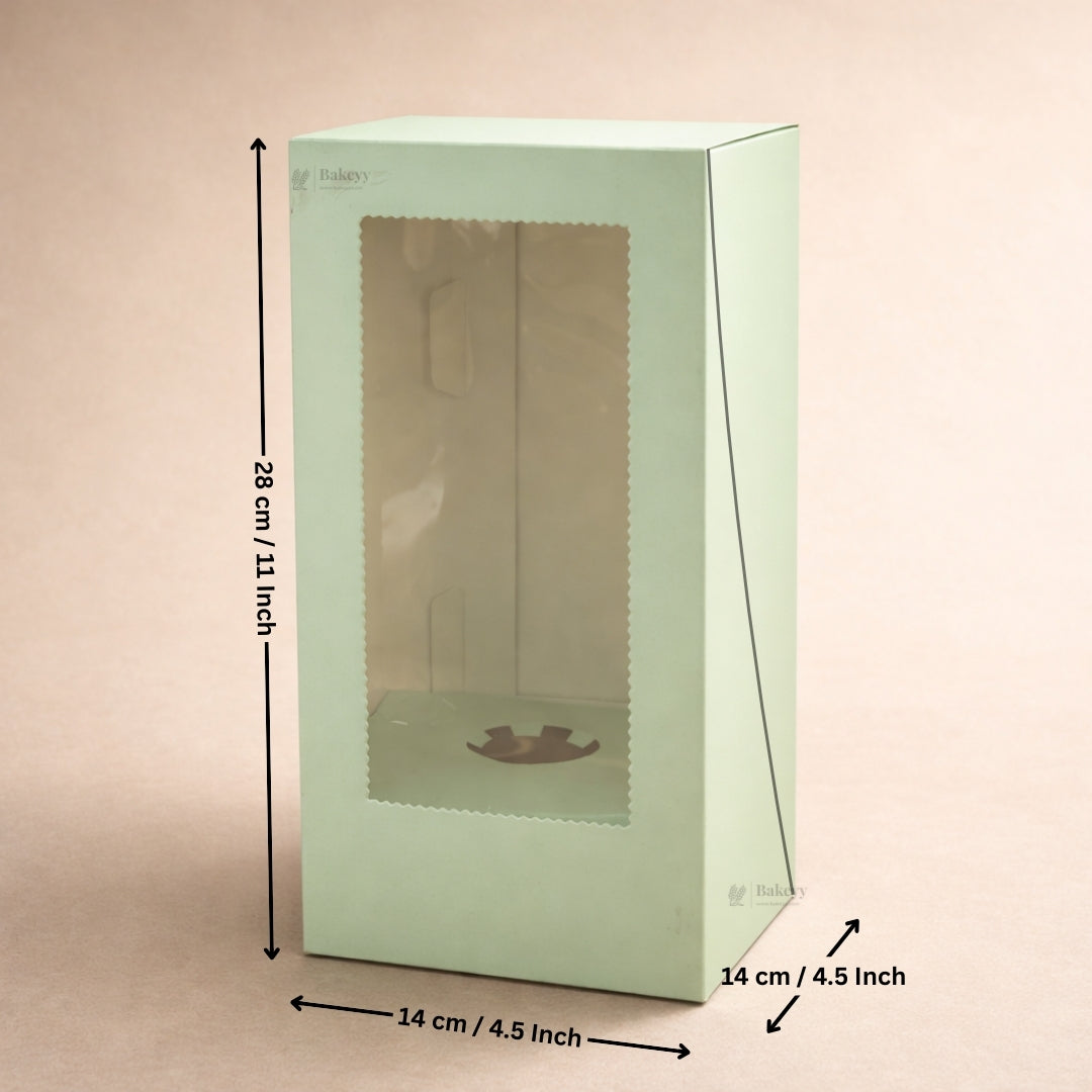 Single Glass Gift Box with Window | 3 Colors Available | Pack of 10